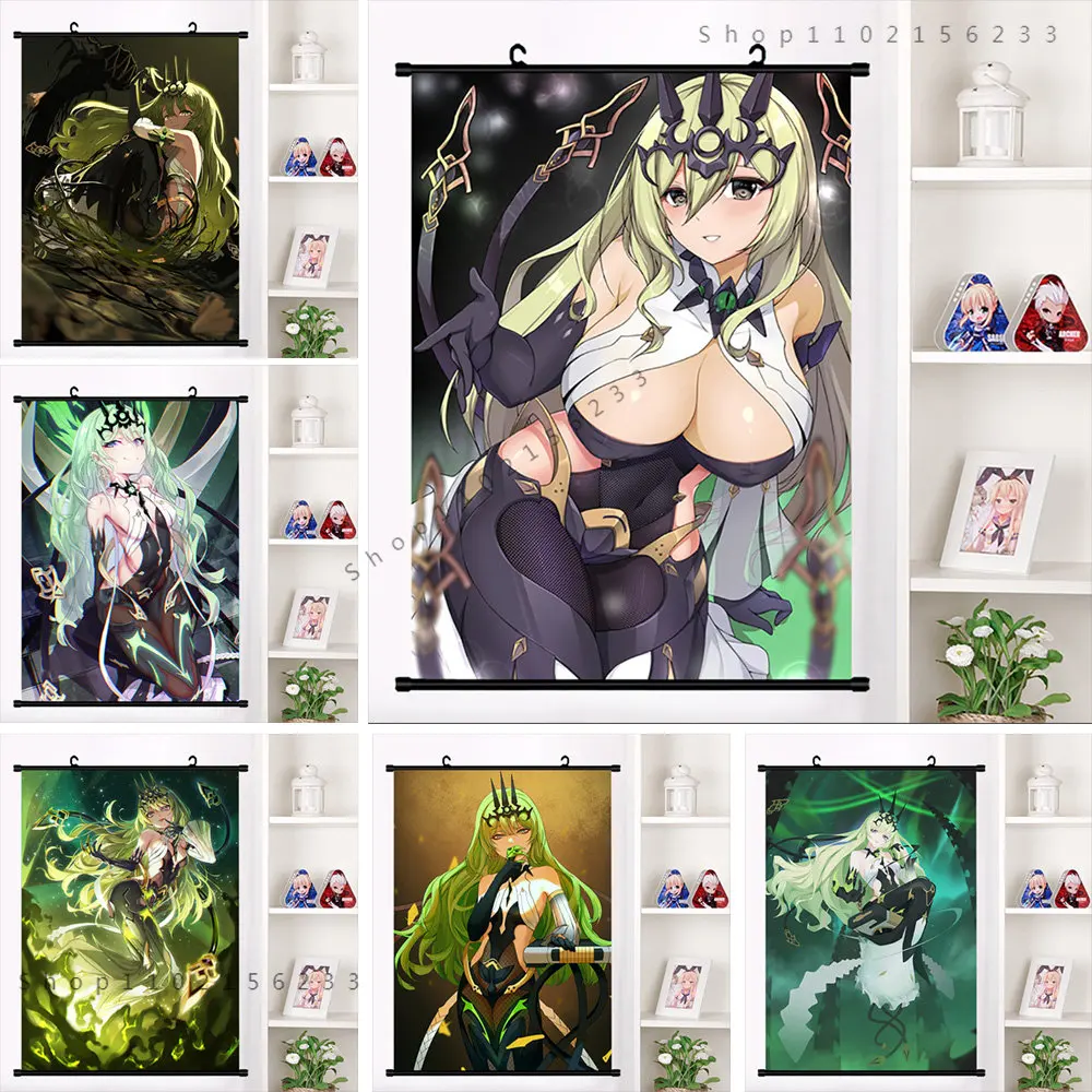 Wall Decor Honkai Impact 3 Posters HD Pint Painting Canvas Picture Mobius Sexy Girls Persona Hanging Scrolls Art for Living Room