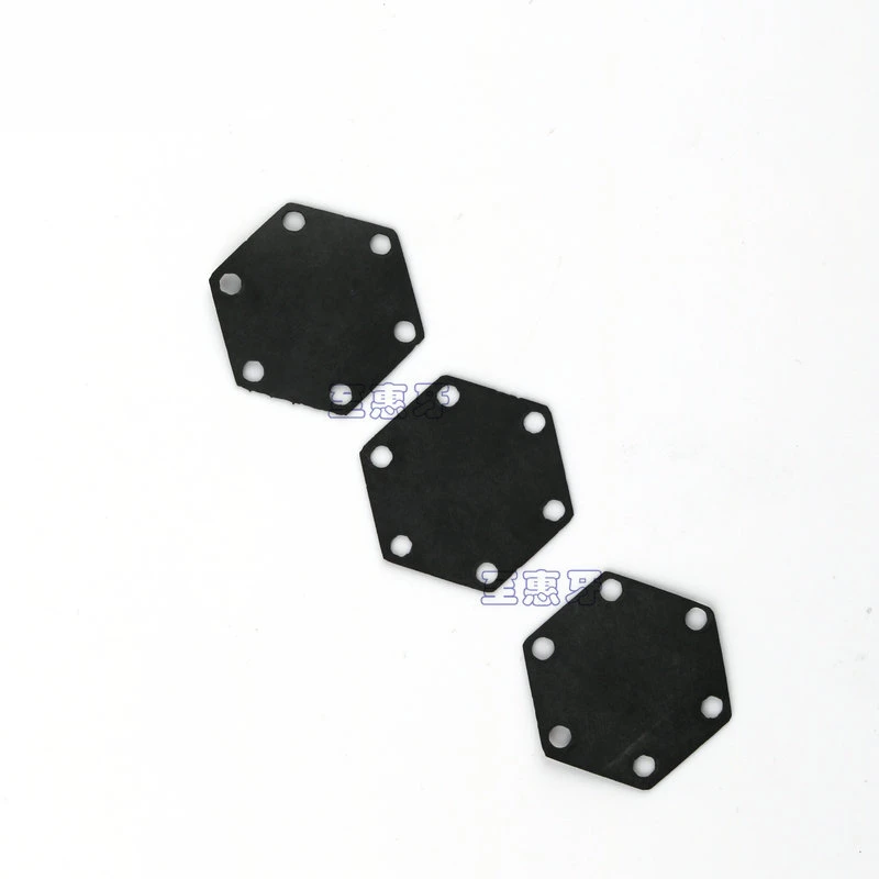 10Pcs Dental Valve Membrane Hexagonal Diaphragm Oral Chair Accessories Water Control High-quality