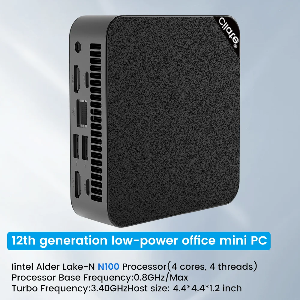 Cilate M910 Mini PC Intel Celeron N100 Computer da gioco Desktop 8GB 16GB 256GB 512GB DDR4 WIFI5 BT4.2 pc gamer Windows 11 pro