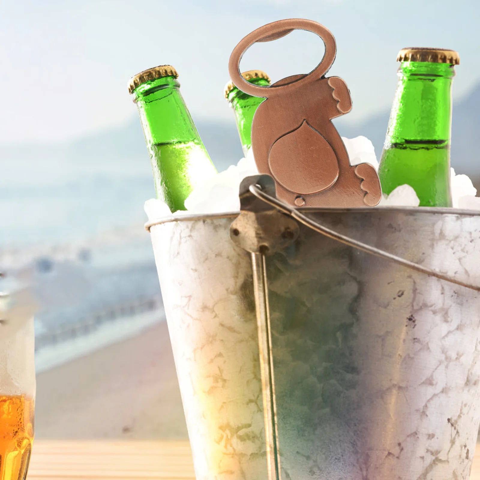 

Beer Bottle Opener Keyring Openers Animal Elephant Shower Novelty Remover Wedding Favor