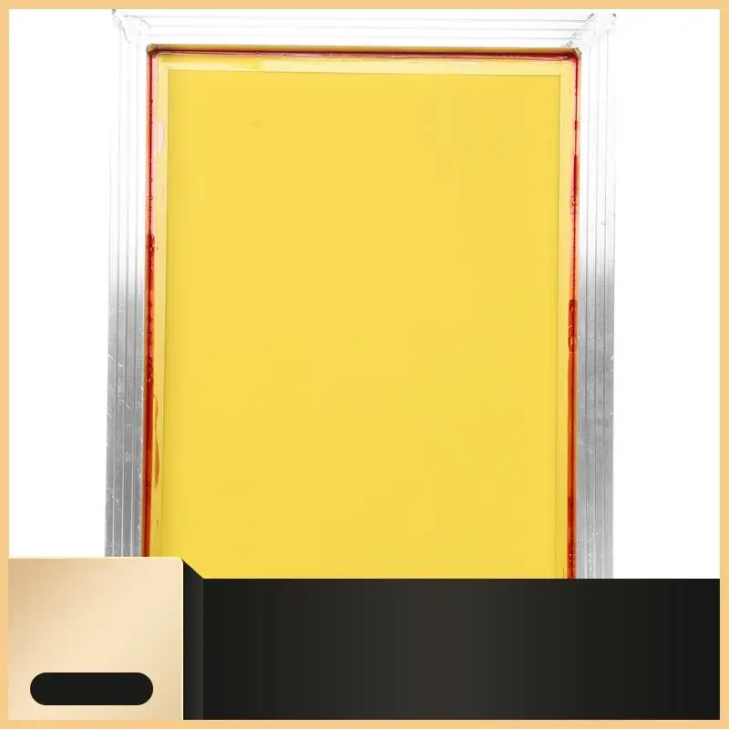 

1Pc 120T Mesh Reusable Aluminum Silk Screen Printing Frame 27X39cm With 300Tpi Yellow Mesh For Making Stencil-N30R