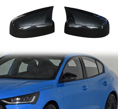 

For 12-18 Focus refit Focus Horn rearview mirror cover Decorative reverse mirror cover protective shell