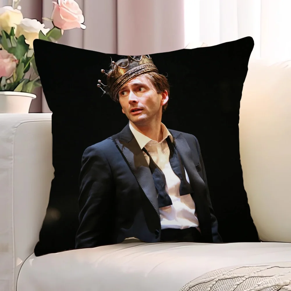 D-David TennantS Decorative Cushion Cover 45x45cm Throw Pillows Fall Decor Anime Pillow Pillowcase Sofa Cushions 45x45 Covers