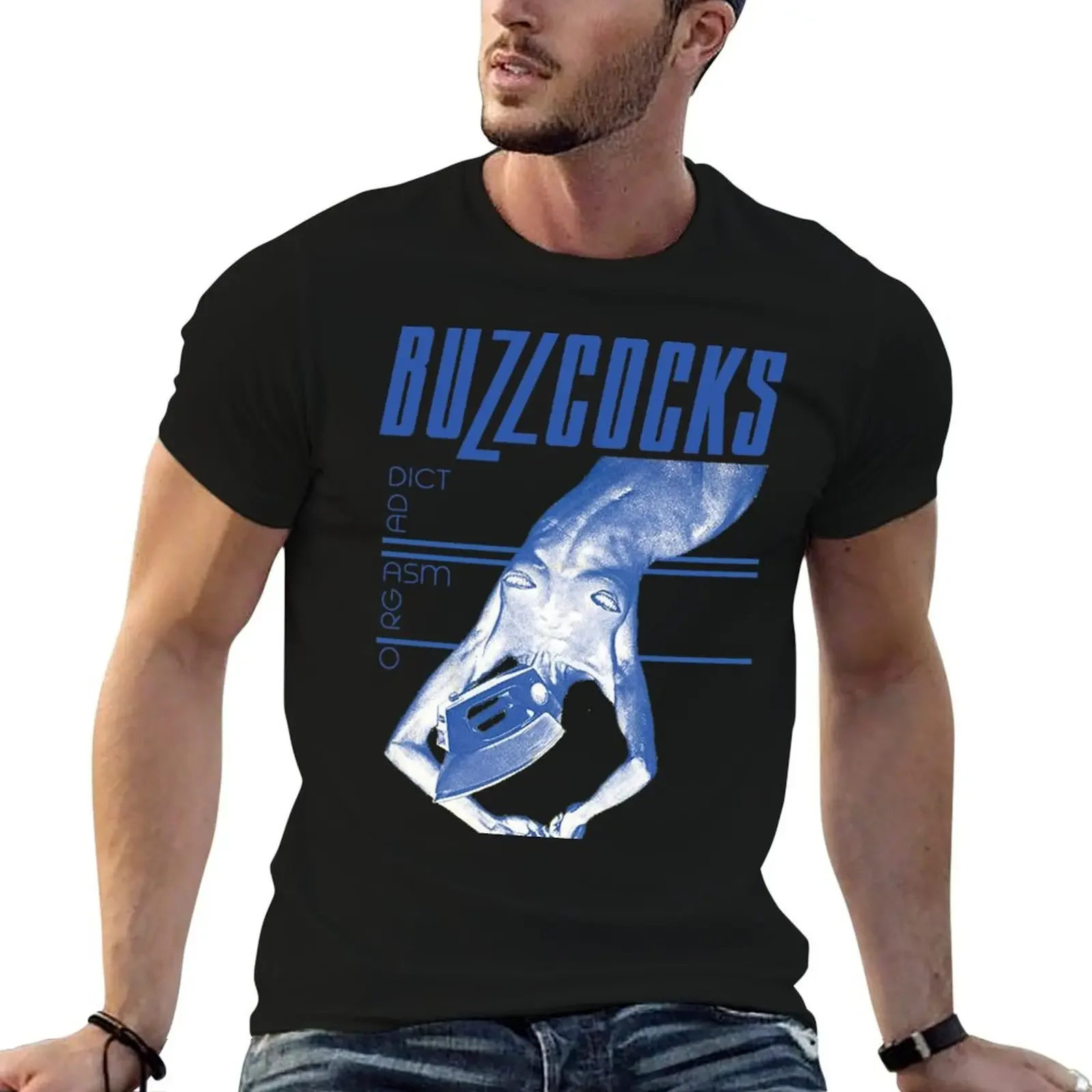 Buzzcocks - Orgasm Addict T-Shirt custom t shirt cute clothes Men's t-shirt