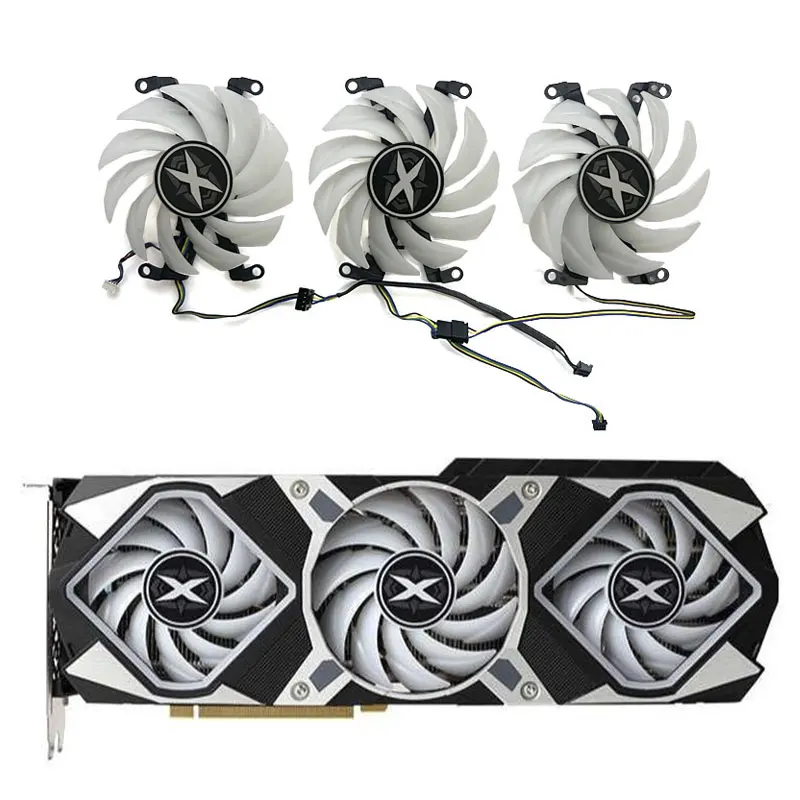 NEW GAINWARD GeForce RTX 3070 3070TI 3080 3080TI 3090 Glare OC graphics card cooling fan