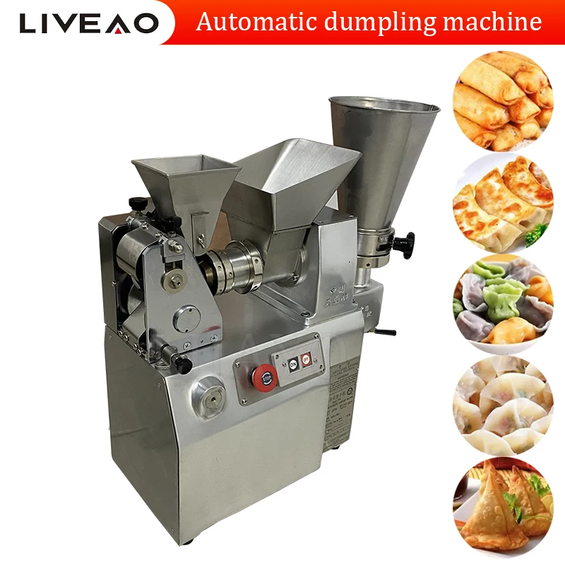 

Automatic Dumpling Machine Commercial Samosa Pelmeni Ravioli Spring Roll Large Big Empanada Making Machine