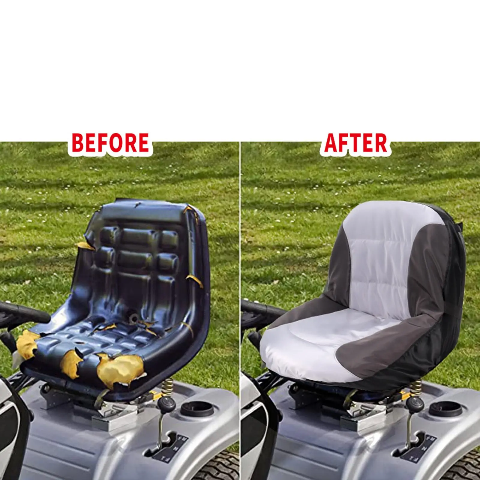 Funda de asiento para cortacésped, funda protectora Universal de poliéster, cómoda, cojín de asiento para cortacésped, reemplazo de Tractor