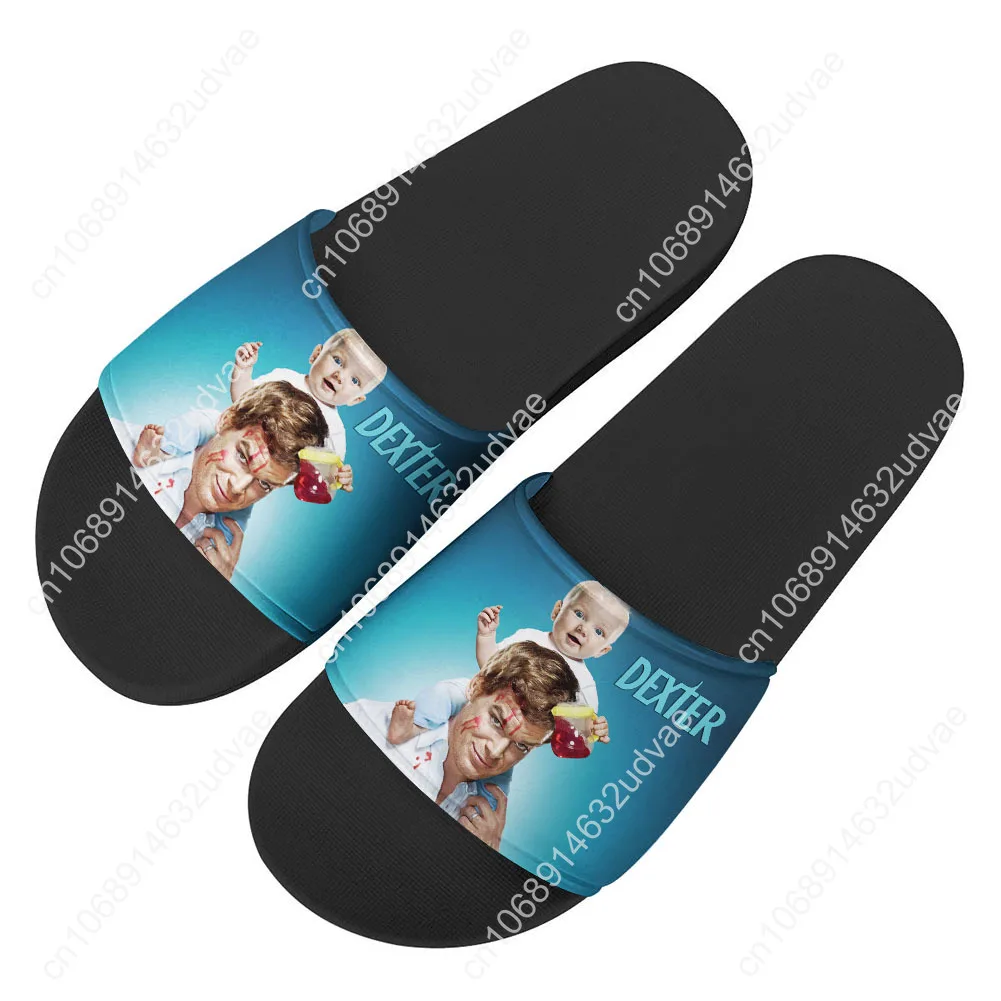 Dexter Sandals Home Slippers Water Shoes Show Morgan Men Women Teenagers Sandal Bathroom Beach Pool Custom Made Summer Slipper