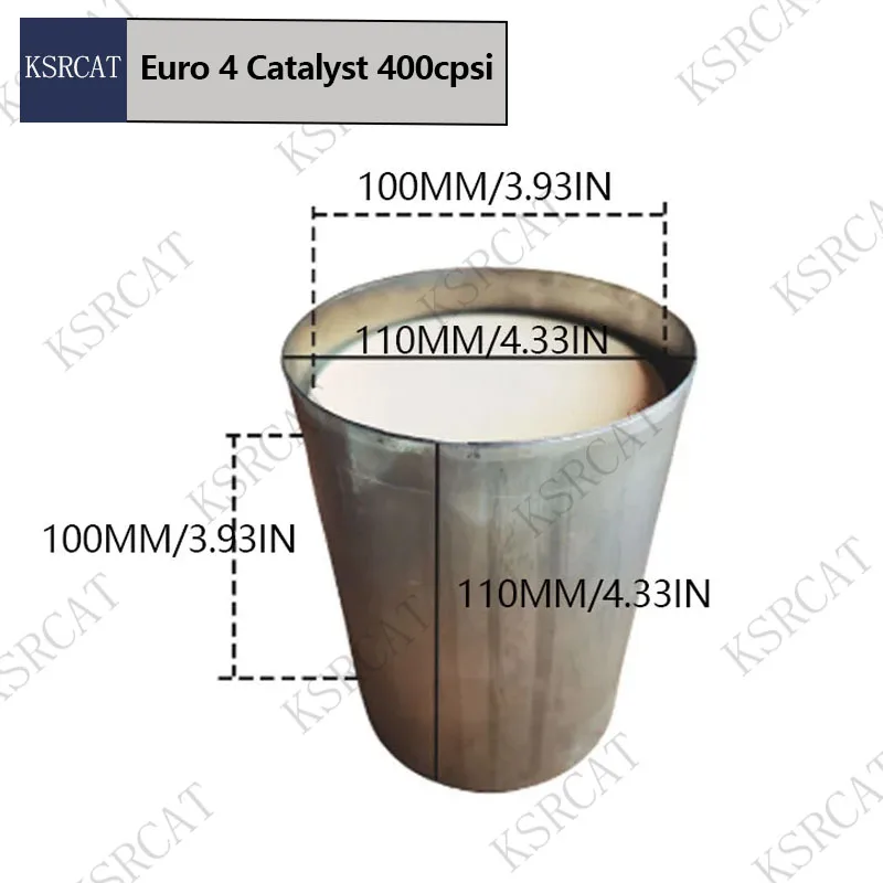 Honeycomb Catalyst Euro 4 400cpsi 110*110MM Suitable For Automotive General Purpose Ceramics Catalytic Converters