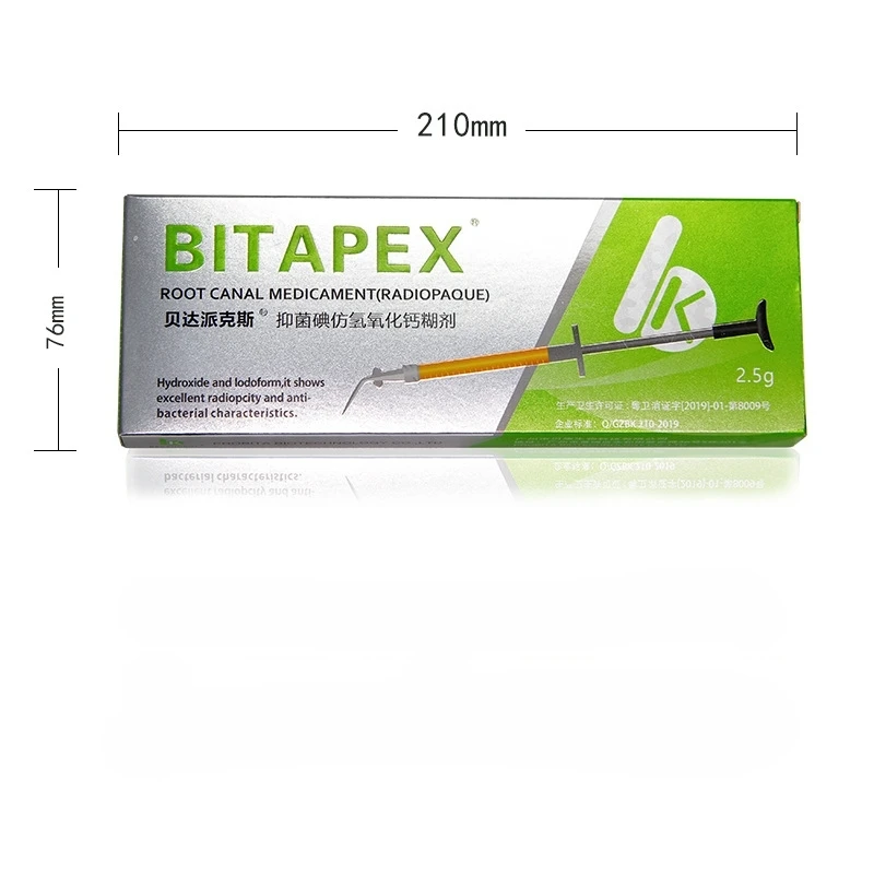 Dentistry Lodoform Calcium Hydroxide Iodoform Paste Baby Teeth Permanent Teeth Filler Root Canal Antibacterial Filling Injection