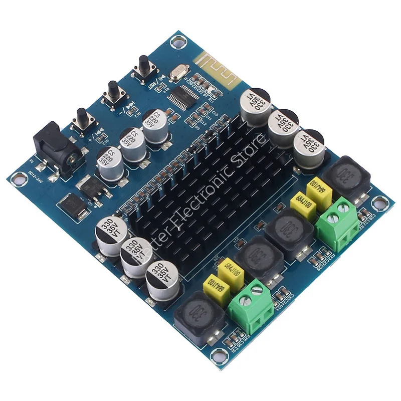 TPA3116D2 Bluetooth digital power amplifier board, dual-channel 2*120W high-power speaker module