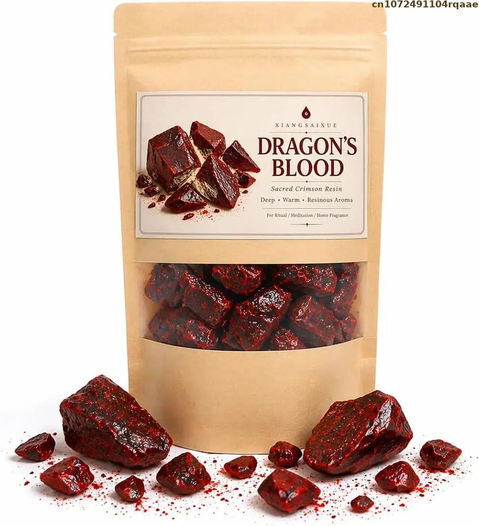 Natural Dragon's Blood Resin Incense Premium Aromatic Gum Resin For Meditation Rituals Aromatherapy Home Scent Decor
