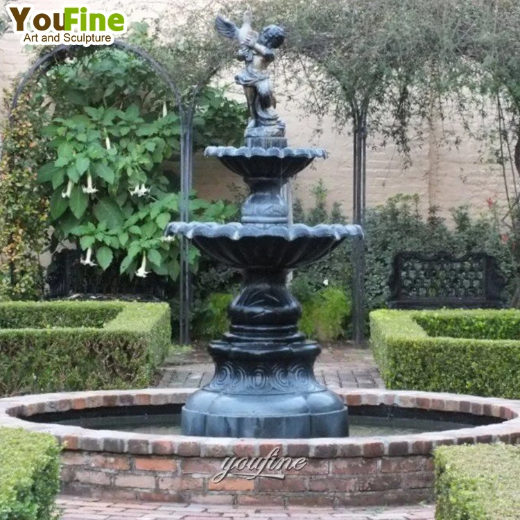 Large Antique Garden Statues Sculptures Bronze Water Fountain Outdoor Decor