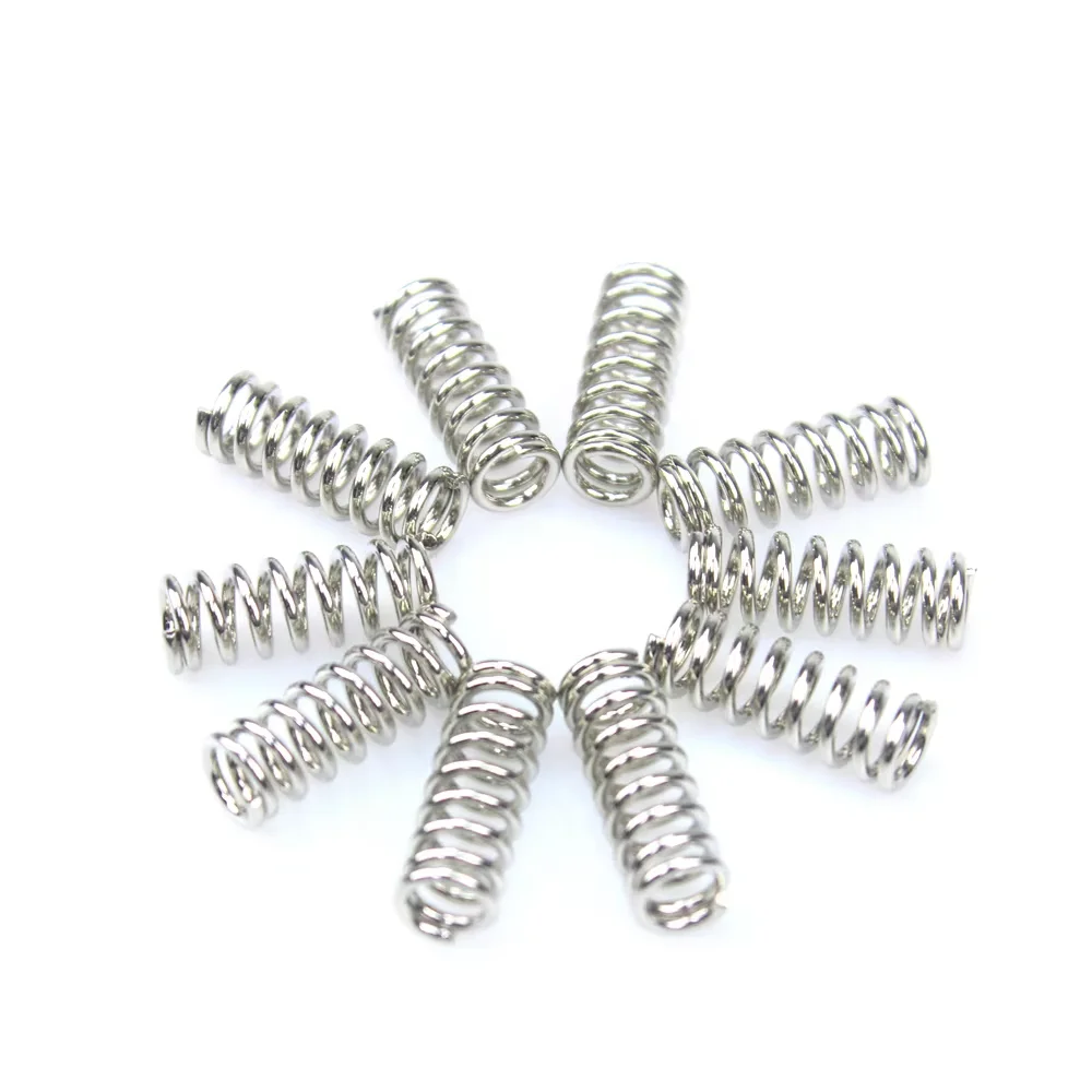 Pack 20/40/60PCS 3D Printer Feeder Spring for Ultimaker Makerbot Wade Extruder Nickel Plated 1.2mm X 20mm - Printer Accessory