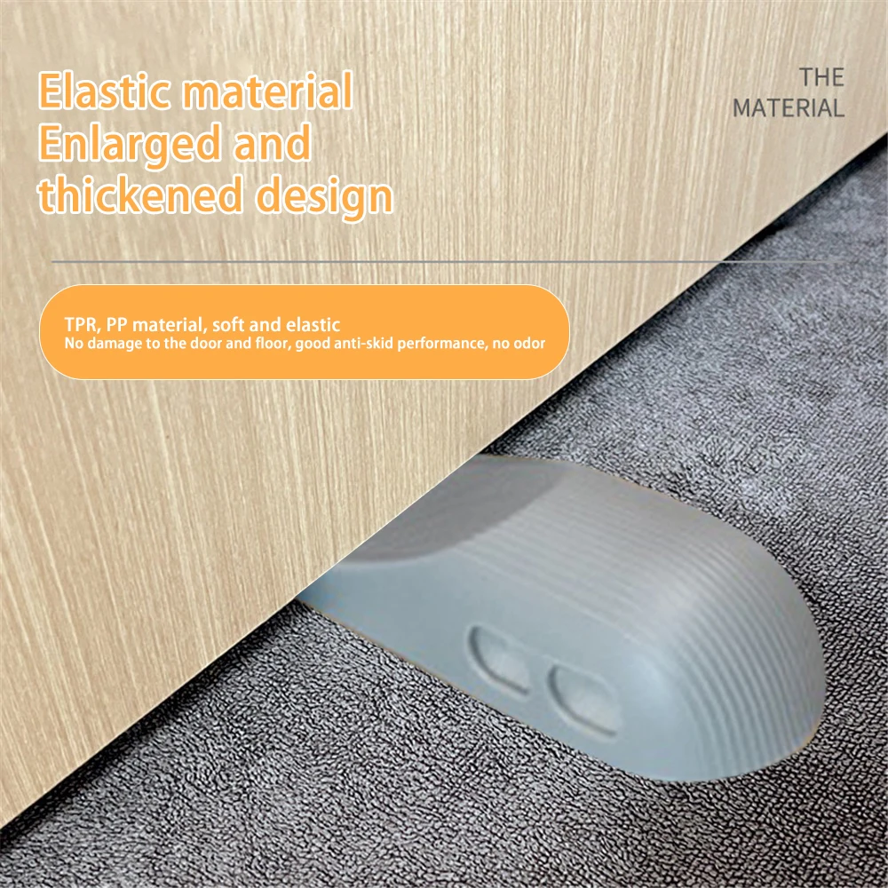 Windproof Door Stop Not Easy To Fall Off Ease Of Use Child Plug No Odor Safe Door Plug Baby Anti-skid Plug