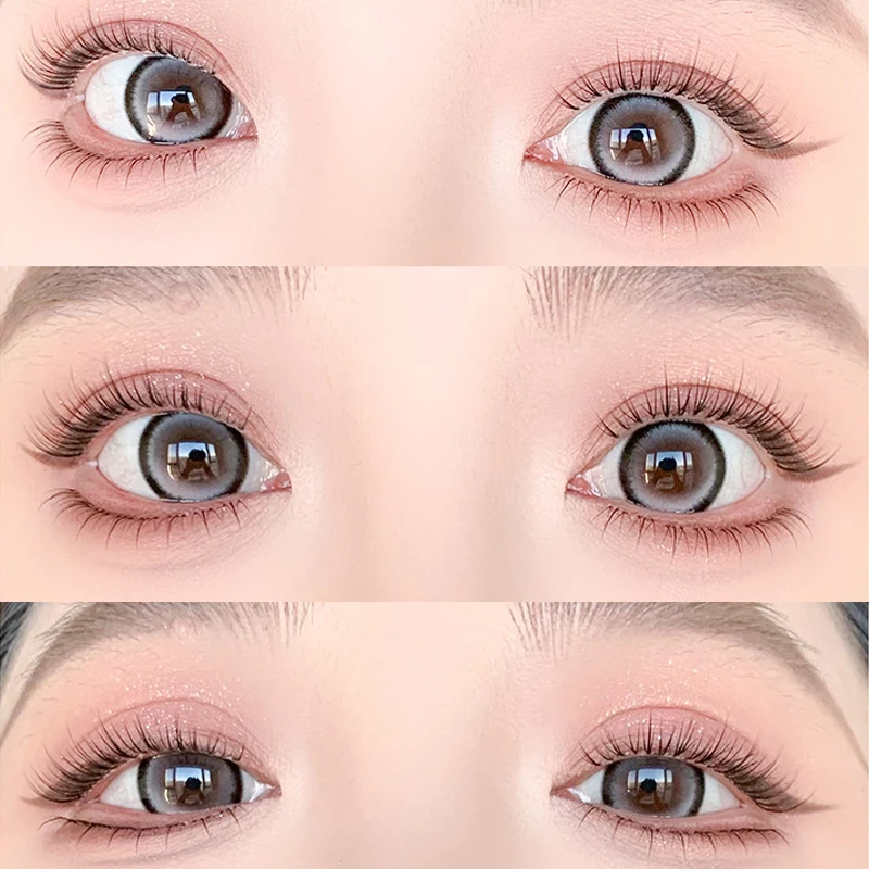 5 pares de cílios postiços finos macios cluster cílios naturais grossos mangá com faixa clara estilo coreano anime maquiagem