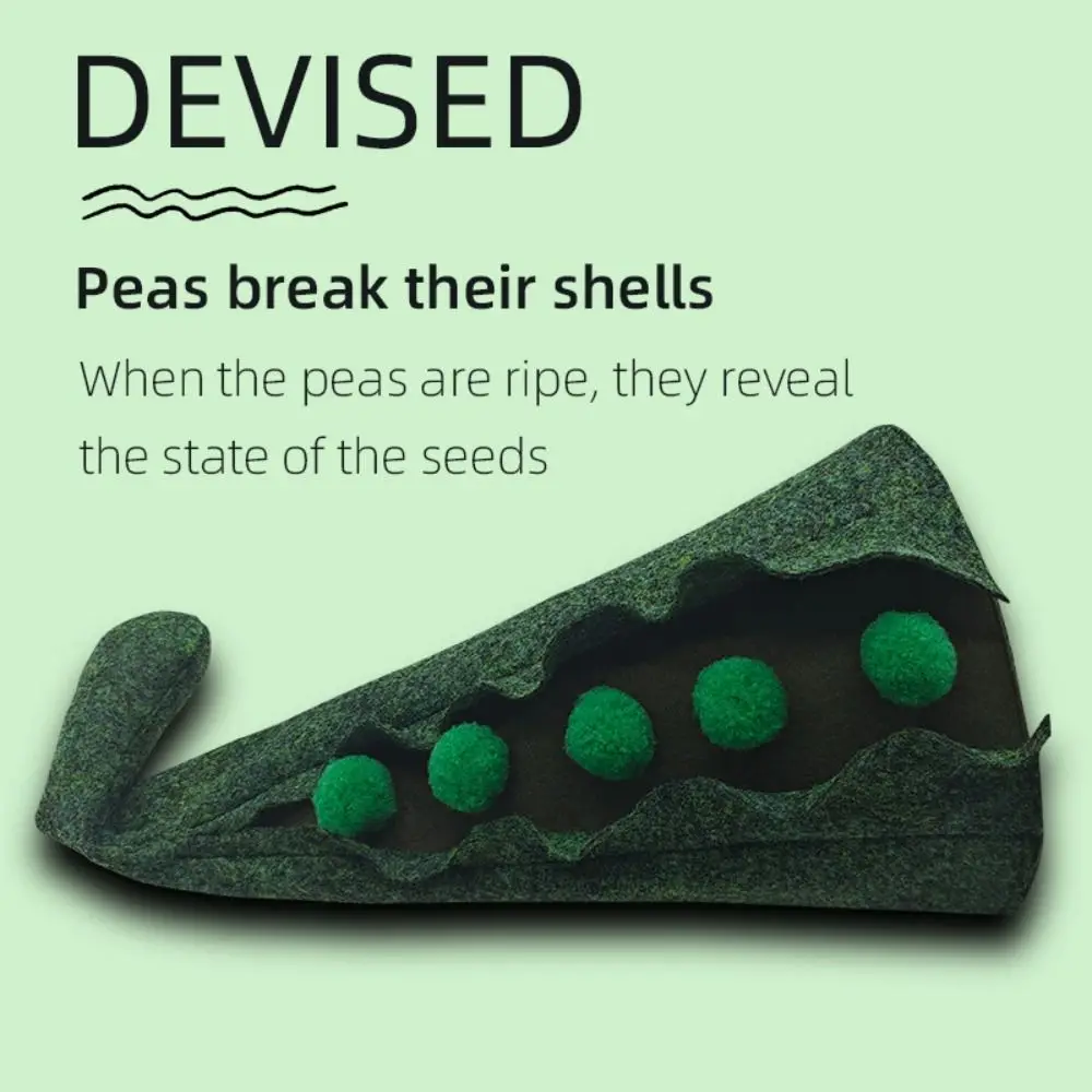 البوليستر Peasecod شكل قبعة صور الدعائم أغطية الرأس زي الهالوين التأثيري الدعامة مجموعة متعددة الوظائف