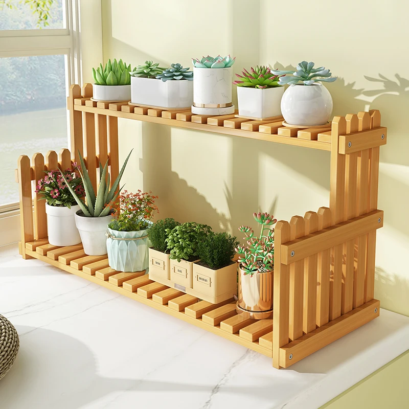 

Multi Layer Countertop Plant Shelves Watering Mid Century Pedastle Display Plant Stand Design Corner Stojak Na Kwiaty Decoration