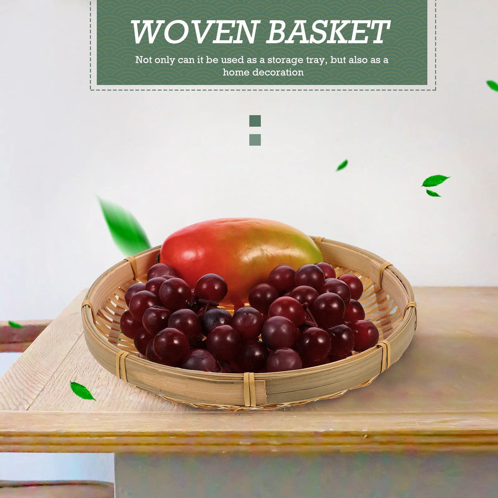 

3Pcs Bamboo Weaving Sieves Drying Basket Handcrafted Material Home Kitchen Organizer Bamboo Weaving Sieve