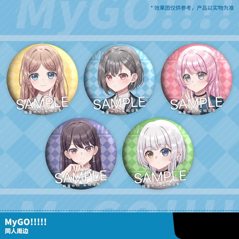 

Аниме челка мечта! Это Миго! Значок на булавке Tomori Takamatsu Anon Chihaya Косплей Bangdream мультяшная брошь на пуговицы