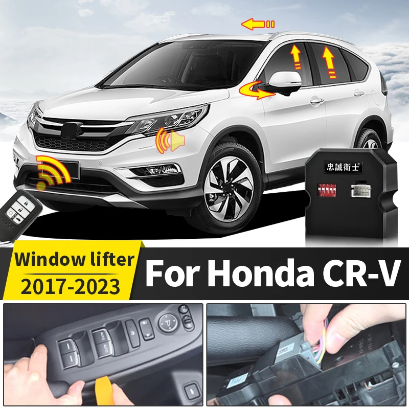 Zastosowanie do 2017-2022 Honda CR-V okno moduł modyfikacji blokady samochodu automatyczne zamykanie okna akcesoria składane lusterko