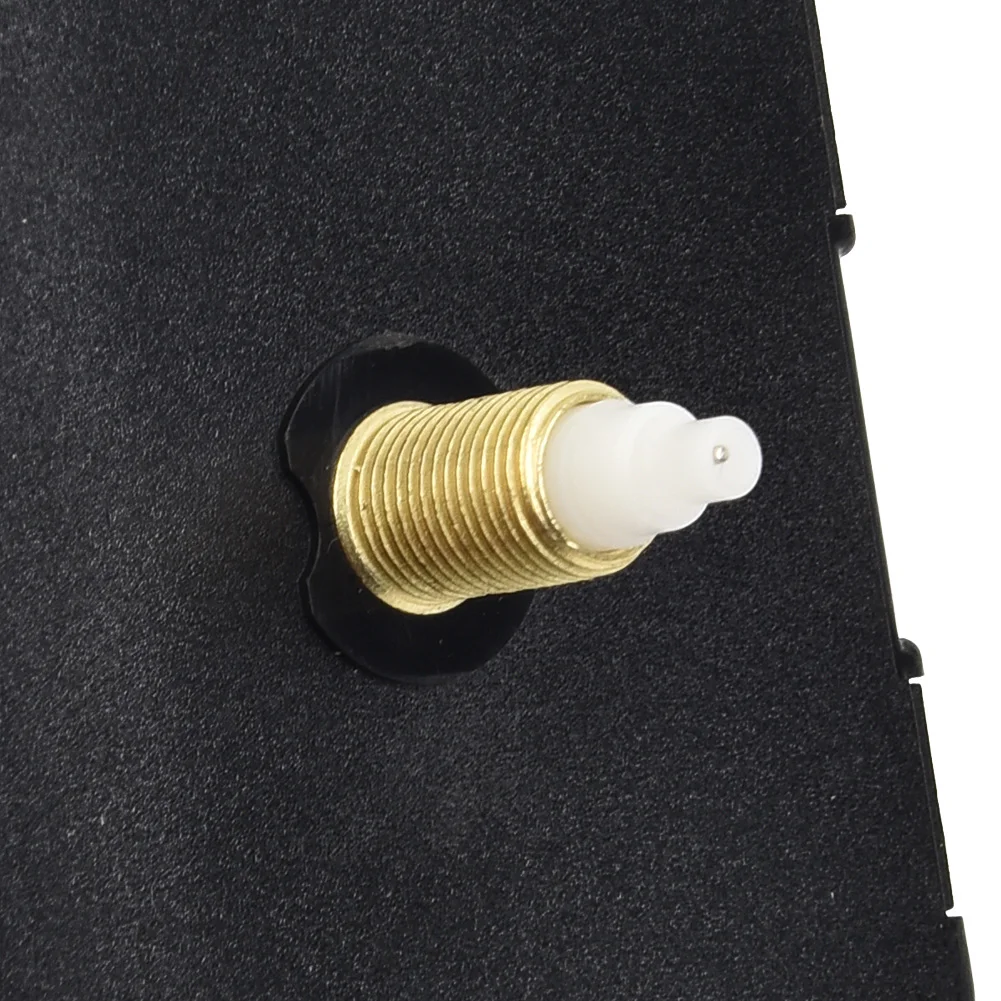 Pièces de rechange de mouvement d'horloge murale à quartz, pendule en plastique, accessoires pour la maison, noir, 4 pièces par ensemble