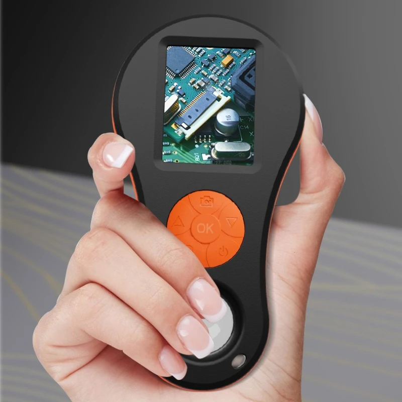 500X Portable Handheld Electronic Microscope Rechargeable Digital Magnifying Glass for Repair Insect Observation Children's Toy