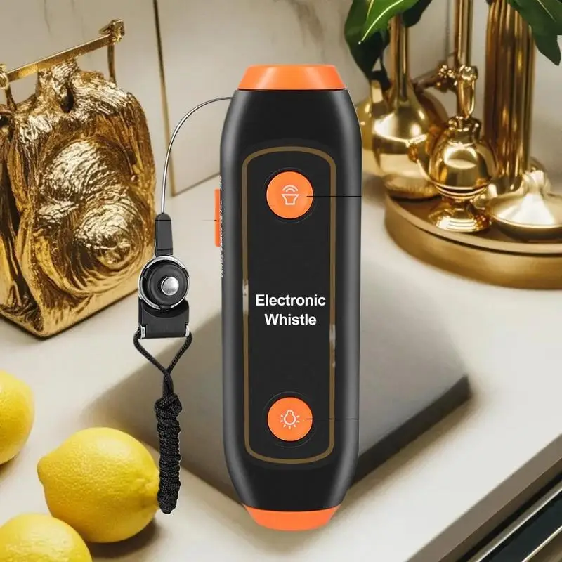 صافرة إلكترونية عالية الأداء مع حبل ومصباح SOS لمدربي الرياضيات #2