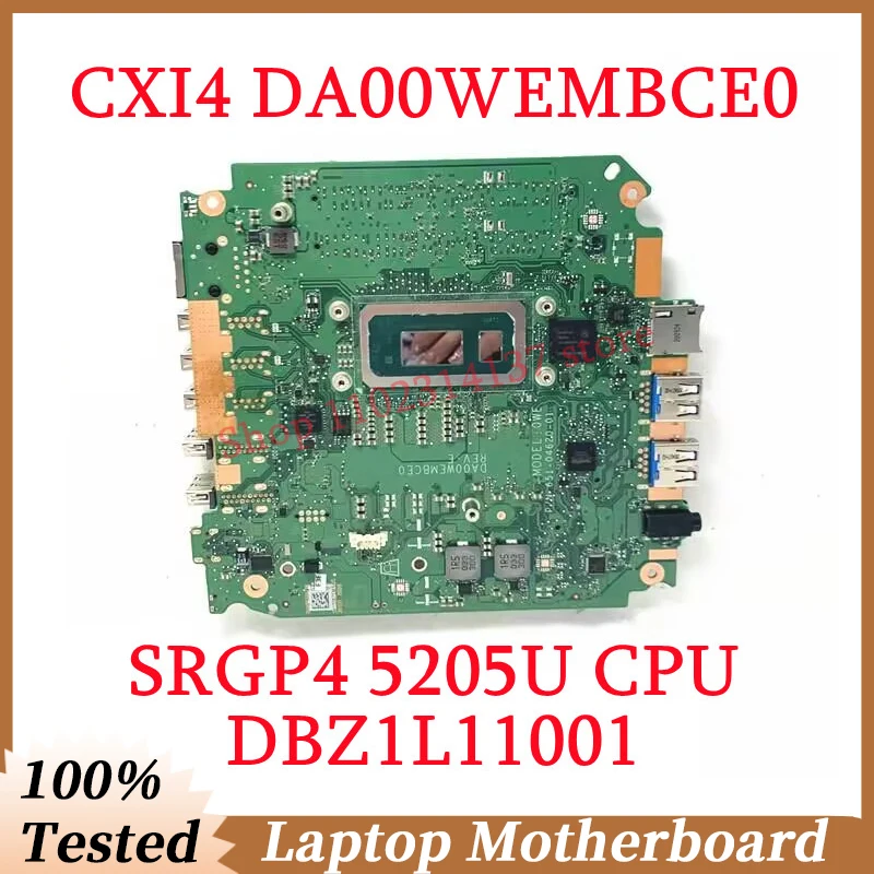 

For Acer Chromebox CXI4 DA00WEMBCE0 With SRGP4 5205U CPU Mainboard DBZ1L11001 Laptop Motherboard 100% Fully Tested Working Well