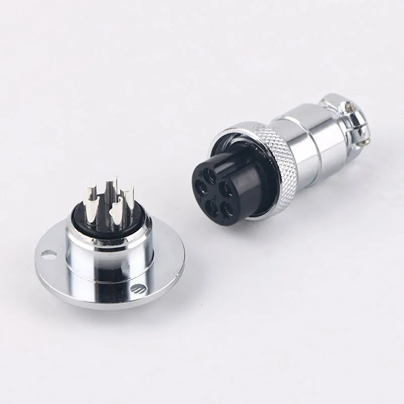 GX20 Connecotor flange mounting  plug male and female 2Pin 3pin 4pin 5pin 6pin 7/8/910/11/12/14/ 15pin connectors