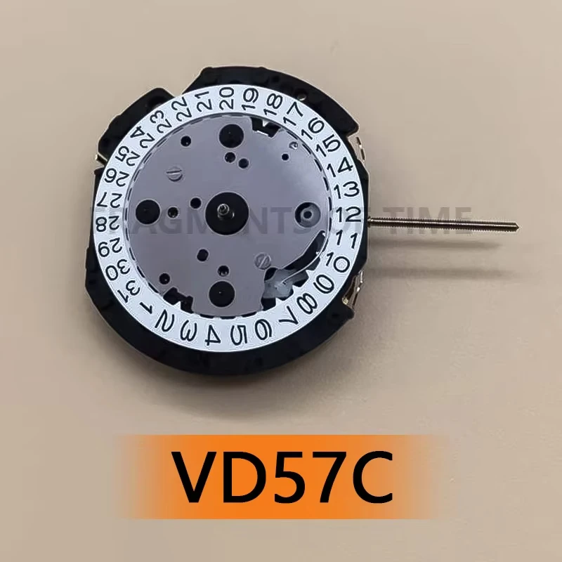 Импортный механизм VD57C, многофункциональный кварцевый механизм 6,9,12, аксессуары для часов с маленькими секундными стрелками, новинка Японии