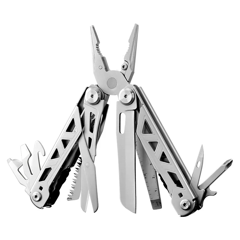 Outdoor portable multi-function knife pliers multi-function tool pliers camping equipment folding pliers