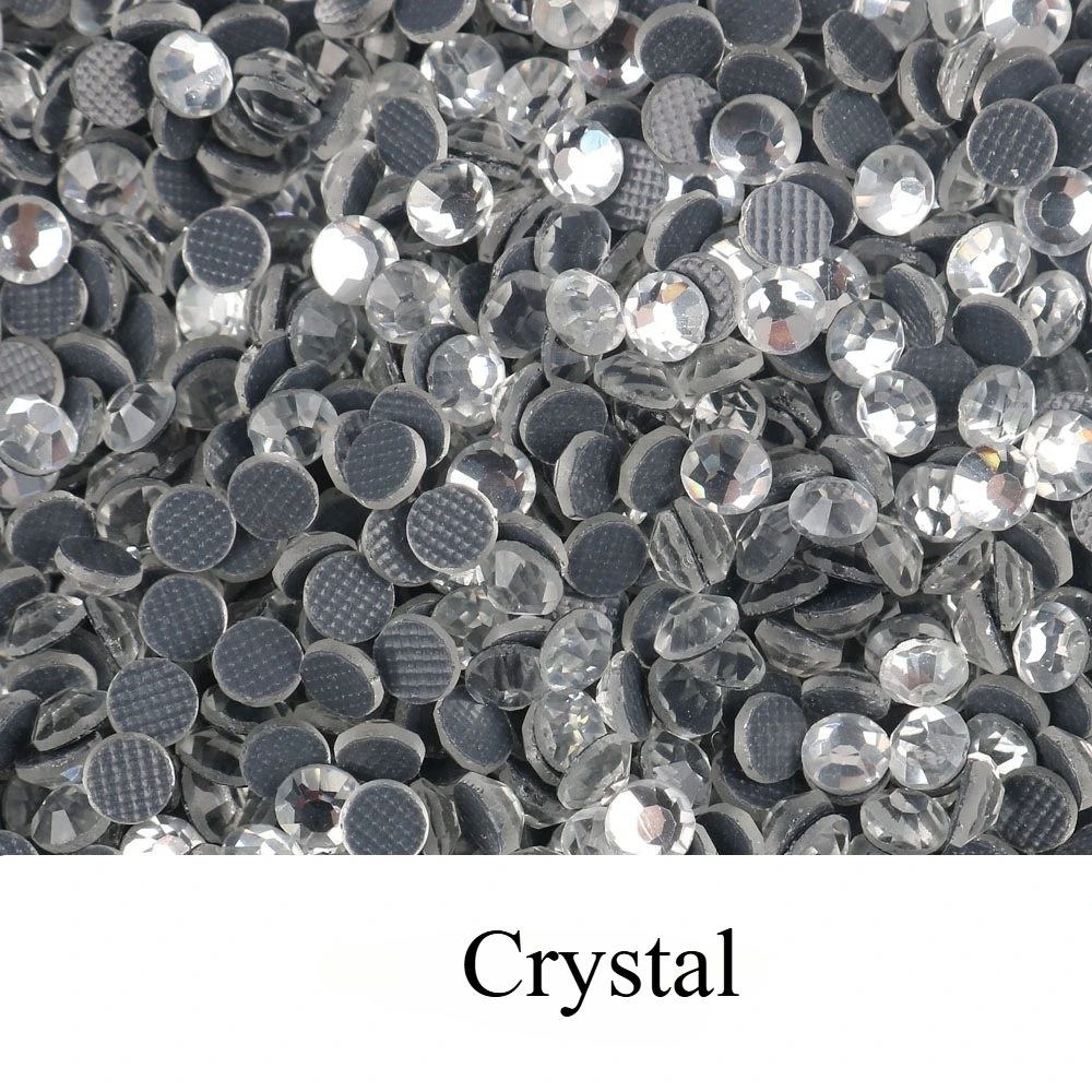 

TC Wholesale SS3-SS20 DMC Crystal Hot Fix Rhinestones Flatback Iron-on Gems for Clothing, Accessories, Crafts - Colorfast Stones