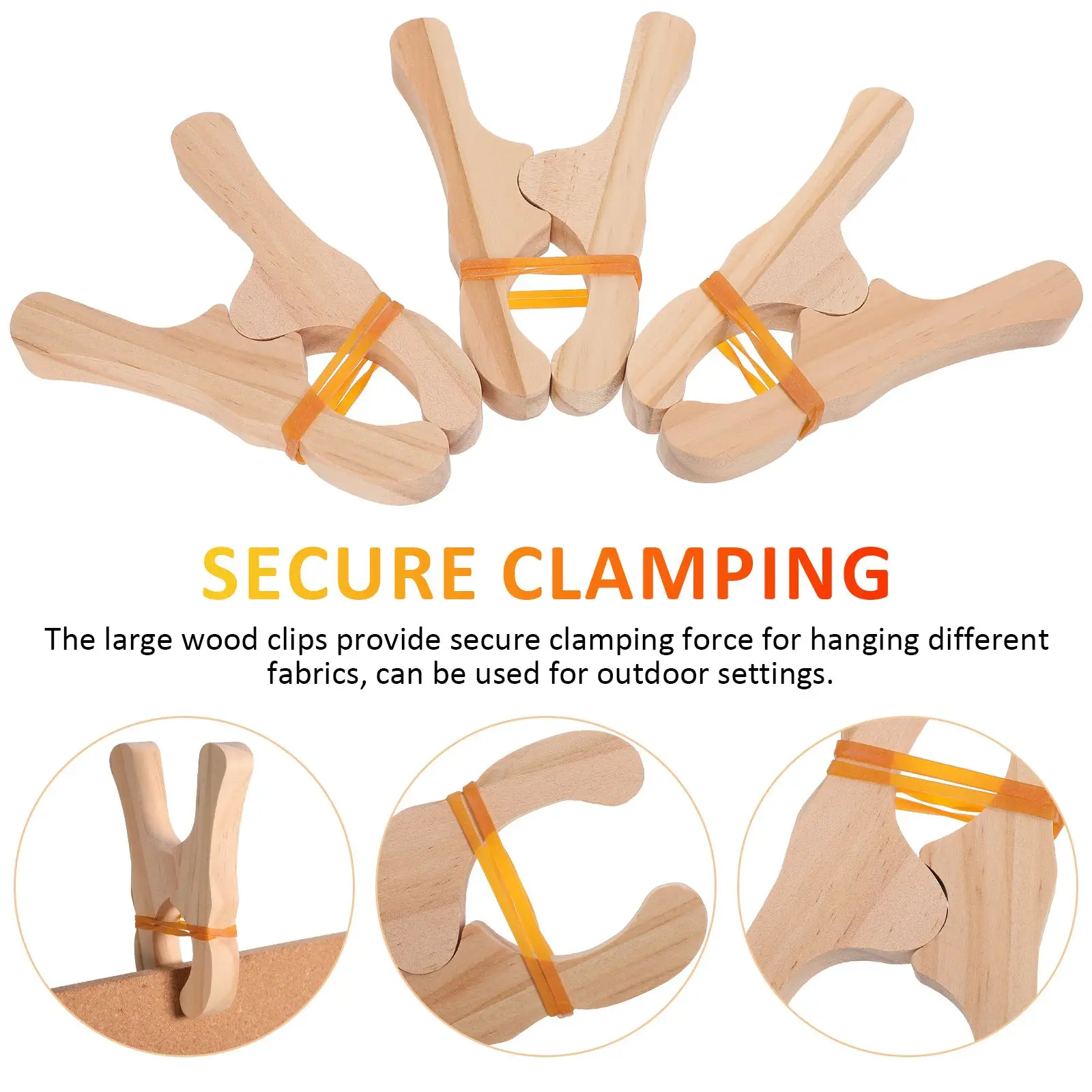 3 قطع من مناشف الشاطئ للأطفال مع بطانية خشبية ودبابيس ملابس شديدة التحمل في الهواء الطلق