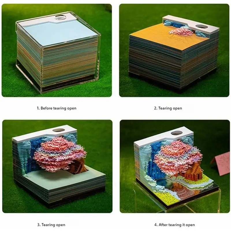 

3D Tear Away Art Weekly Calendar 2025 With Led Light,Rip Away Calendar Art 3D,Pull Apart Weekly Calendar 2025 3D