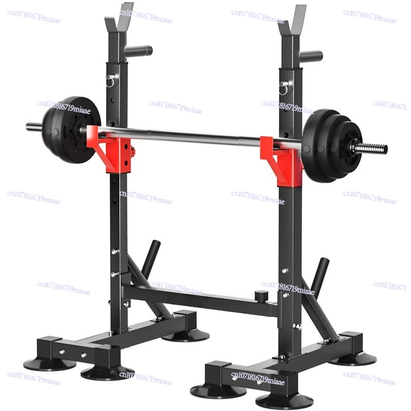 Bench Press Rack Household Squat Indoor Fitness Equipment Men's Barbell Rack Width Bench Press Weightlifting Bed