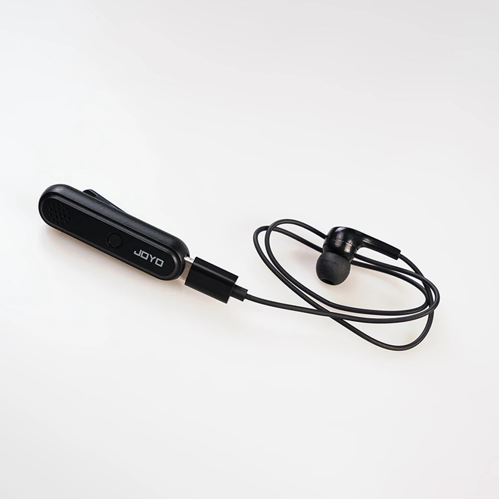 JOYO JW-05M 2.4G ميكروفون لاسلكي ذو طية صدر السترة نظام ميكروفون صغير بطارية 8 ساعات وبنك طاقة OTG للبث المباشر/تسجيل الفيديو