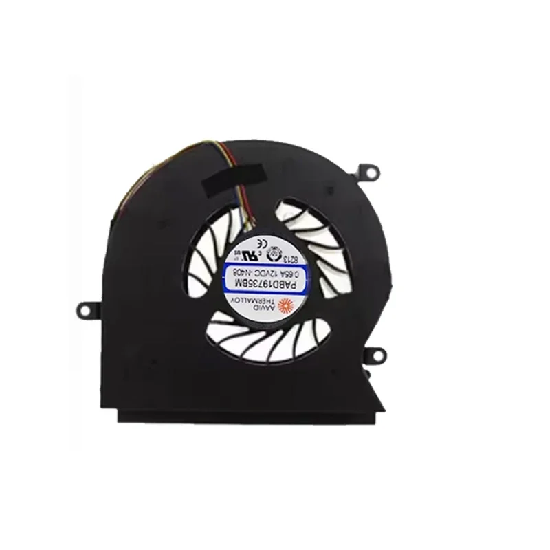 New Laptop CPU Cooling Fan For MSI MS-1782 PABD19735BM-N265 PABD19735BM-N292 N322 12V 0.65A 3-PinsGT72 GT72S GT72VR N392 6QD 6RD