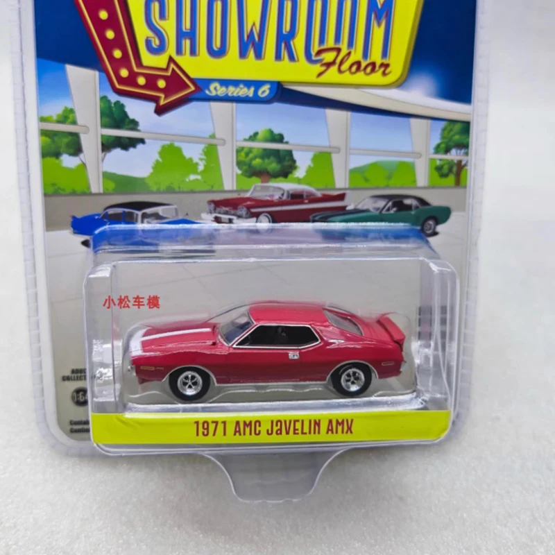 Greenlight Alloy 1:64 Scale 1971 AMCรถรุ่นผู้ใหญ่คอลเลกชันคลาสสิกจอแสดงผลของขวัญของเล่นเด็ก