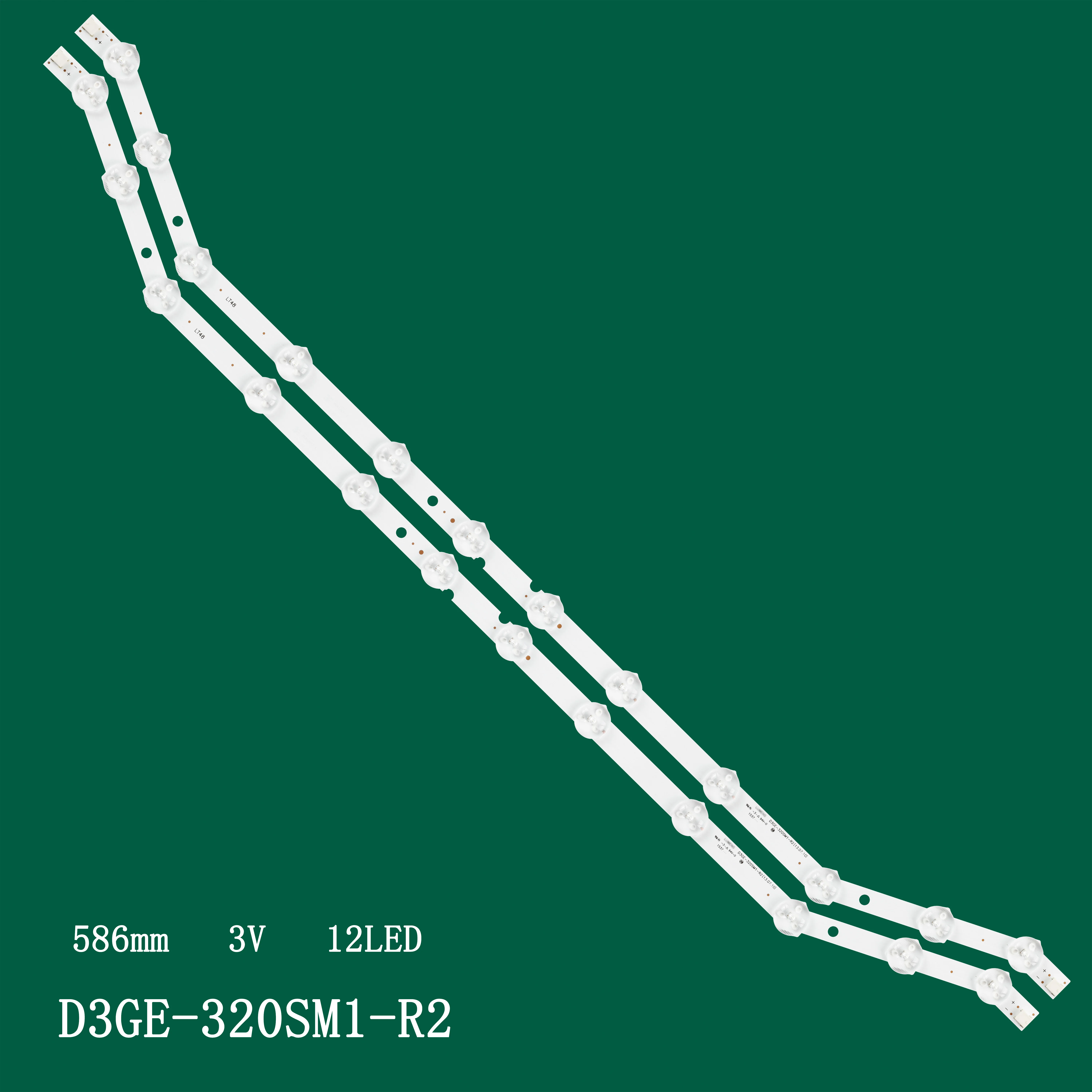 

2 шт. 12 светодиодных лент для LH32EDDFLGC/XF UE32EH5305 D3GE-320SM1-R2 BN96-28763A LM41-00001S 2013SVS32_3228N1_B2_12_REV1.7_131015