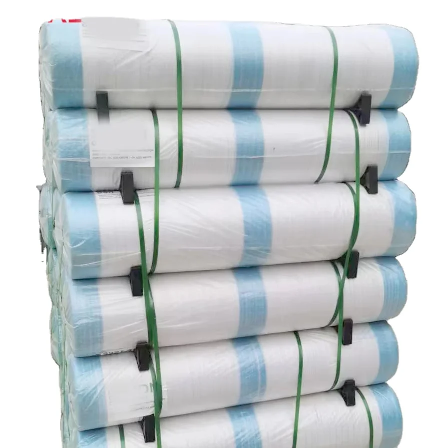 Custom Wholesale Bale Net Wrap 1.23*3000 Plastic Pallet Wrapping Net Agricultural Hay Wrap Bale Net White Pallet Netting Stretch