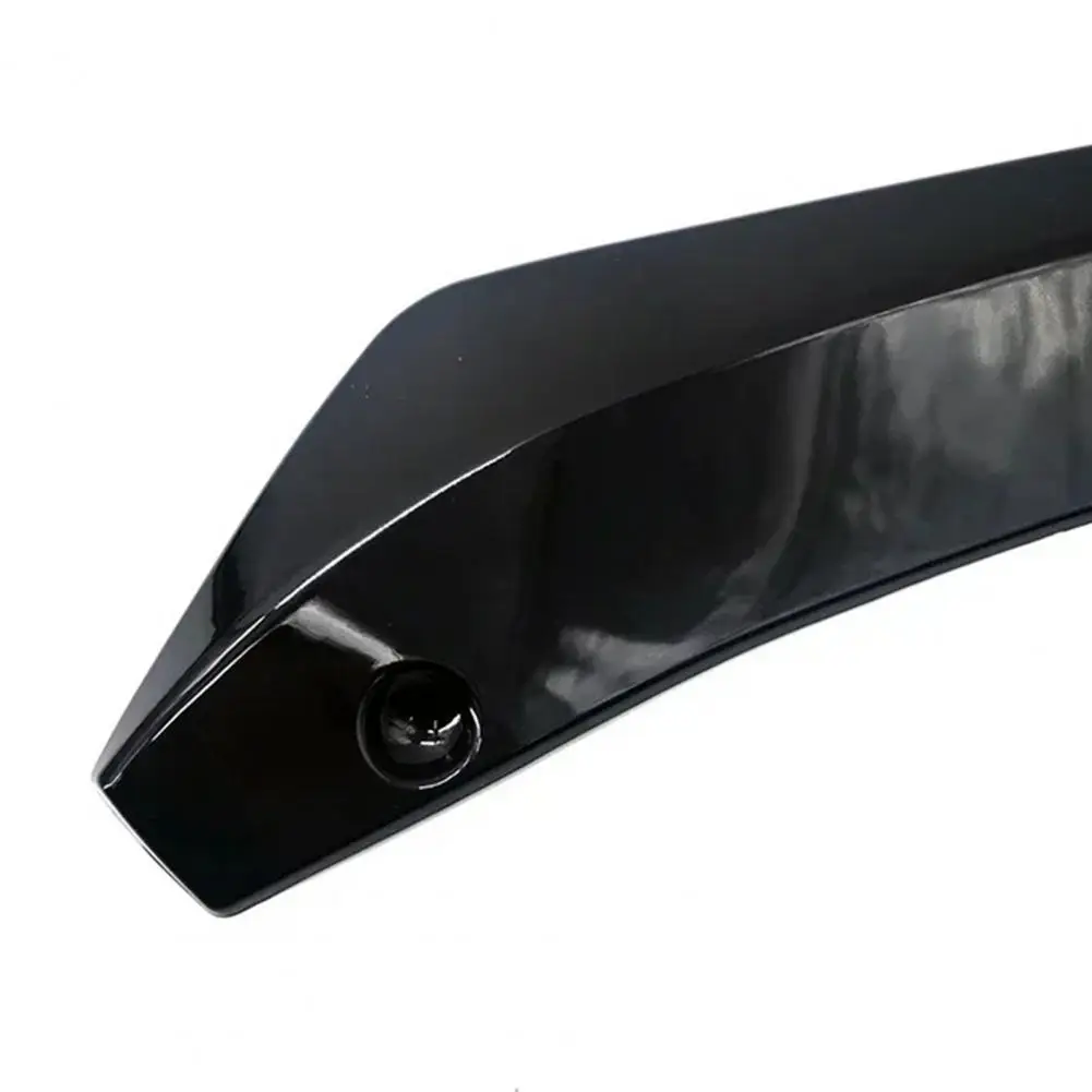 Universal Car Rear Bumper Lip Tailgate Corner Protector Universal Rear Bumper Lip Spoiler Abs Carbon Fiber Style for Auto