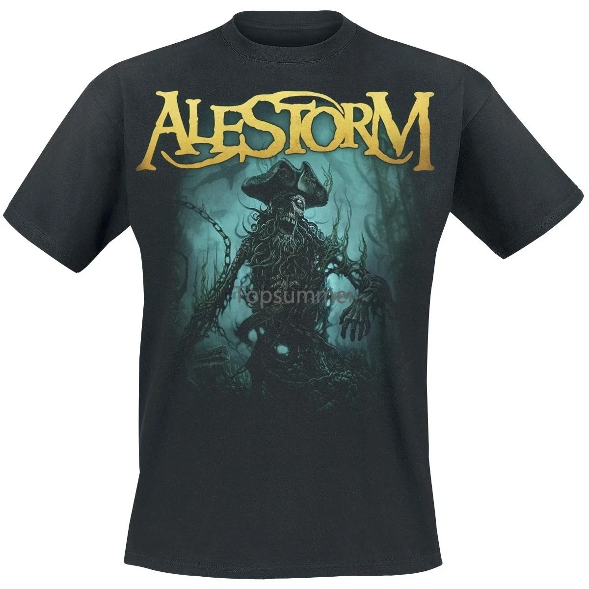 Men T Shirt No Grave But The Sea Alestorm Funny T-Shirt Novelty Tshirt Women