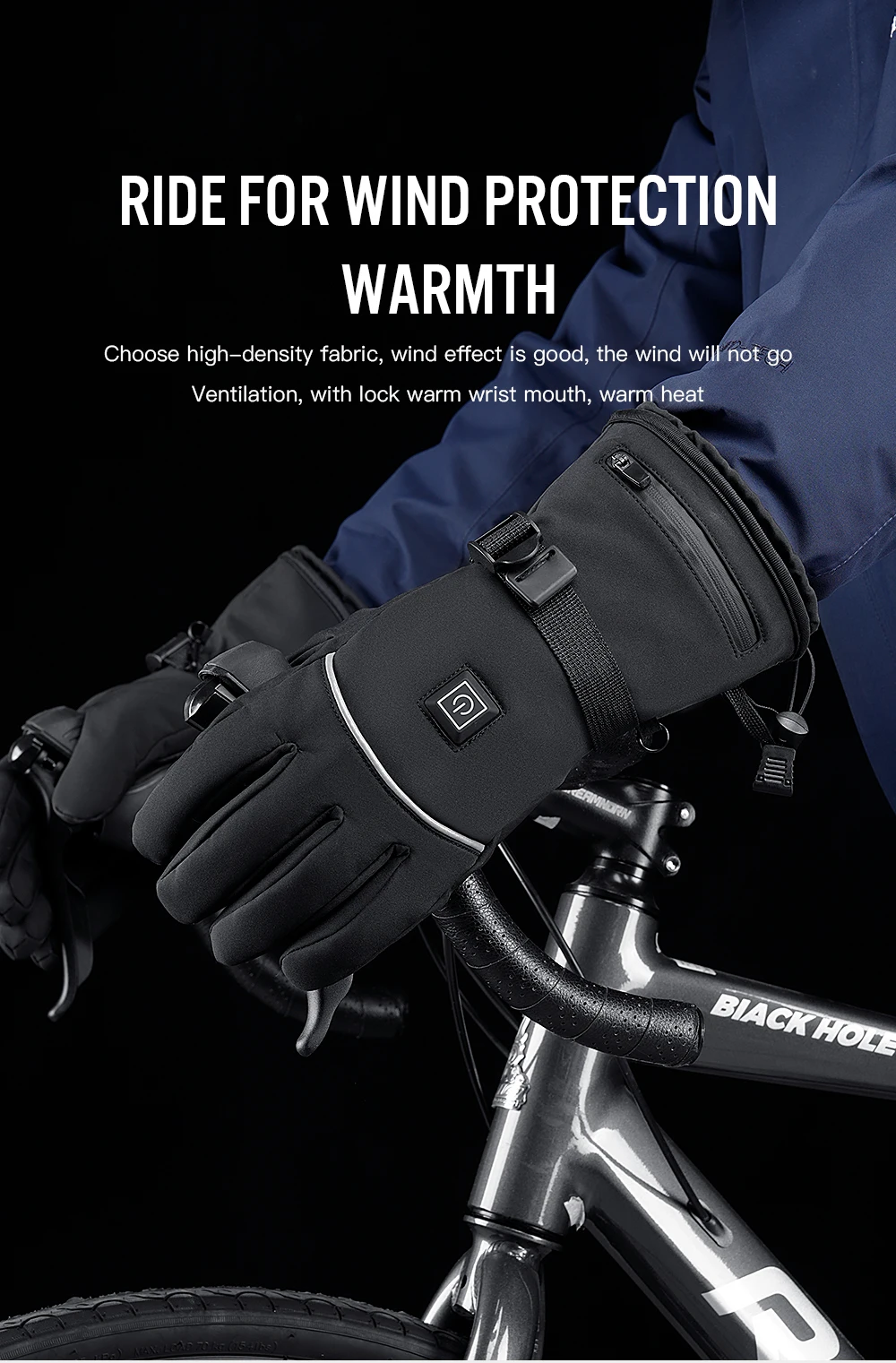 Winter Elektrisch Beheizte Handschuhe für Männer und Frauen, Wiederaufladbare Selbstheizende Motorradhandschuhe, Ski-, Kletter- und Wanderhandschuhe, Handwärmer – Detail 11