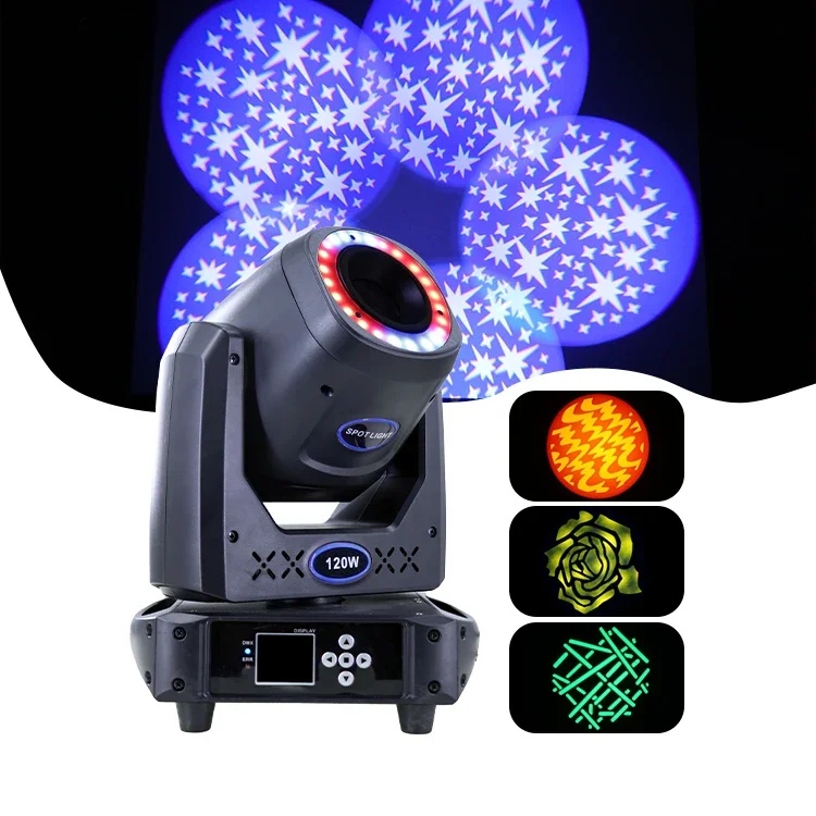 120W Spot LED Moving Head Beam Light With One 100W  White  + 24  Chips