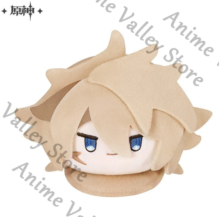 

Genuine Anime Genshin Impact Varka Cosplay Fluffy Big Head Magnetic Dumpling Pendant Keychain Keyring Cartoon Throw Pillow Gift