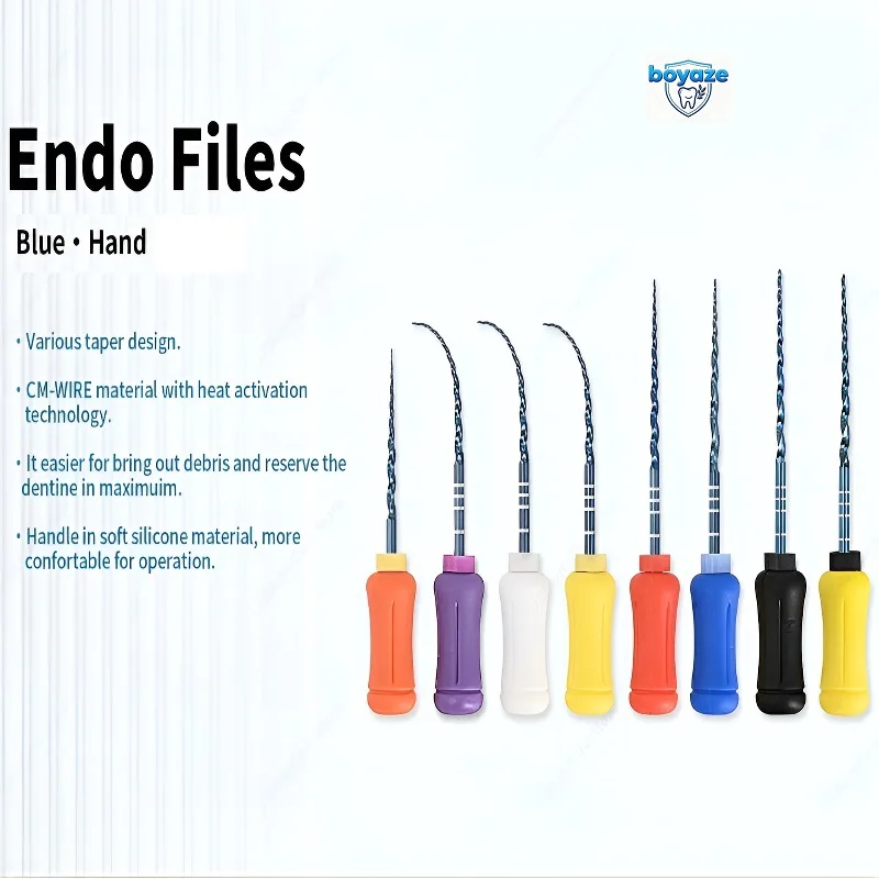 1Box Dental  SX-F3 Files Nitinol Rotary Universal Engine Endodontic Anti-Fatigue Constant Needle Dentistry Root Canal Material