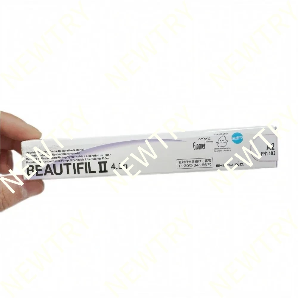 SHOFU Beautifil II طب الأسنان نانو مركب الراتنج SHOFU علاج الضوء مركب مادة الراتنج 4.5 جرام راتينج تصفيف الأسنان