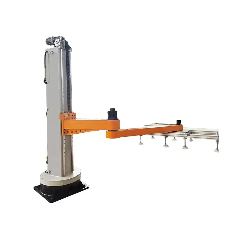 Custom Commercial Single Column Arm Robot Palletizer,Hot Sale Industrial Case and Bag Stacking Logistics Machinery