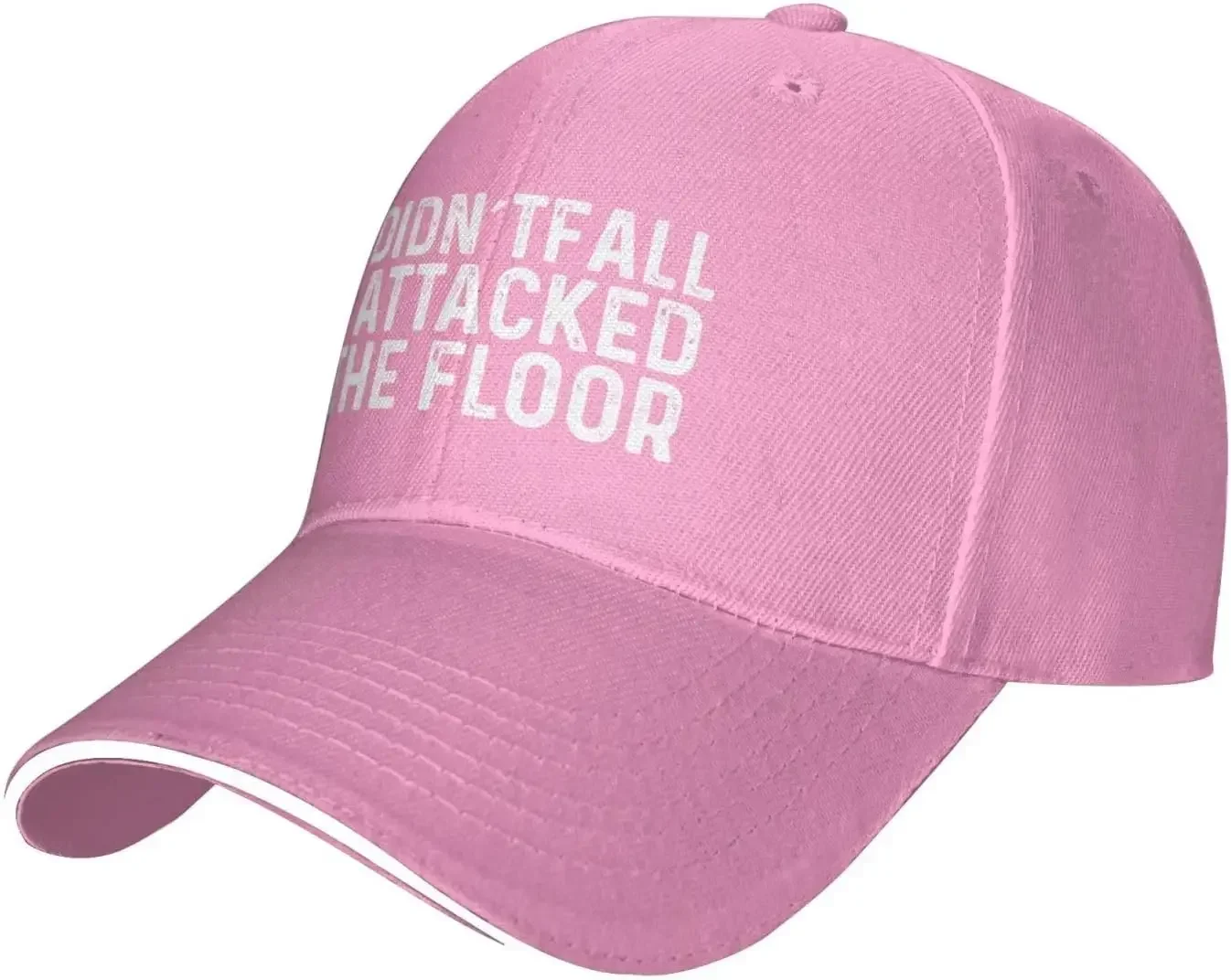 I Didn't Fall I Attacked The Floor Hat Men Dad Hat Trendy Cap